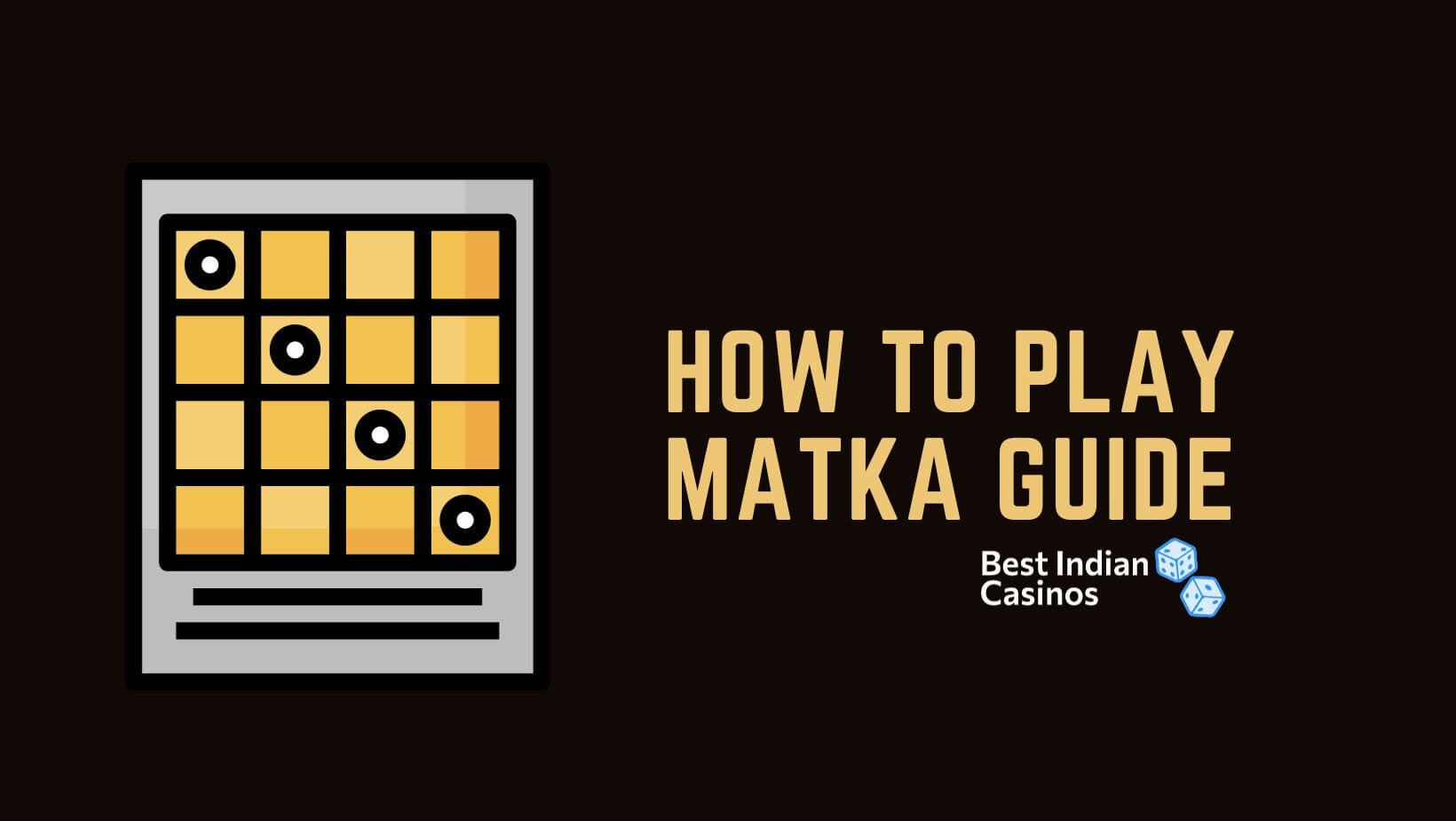 How to Play Matka Guide