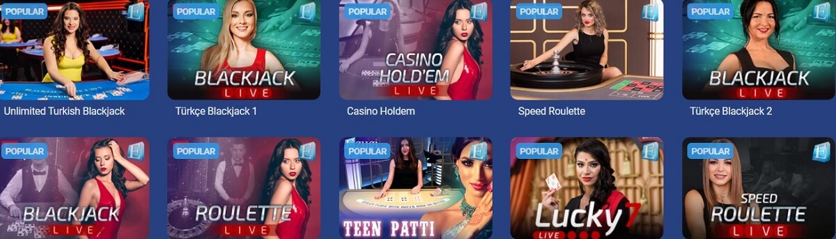 bets724 live casino games
