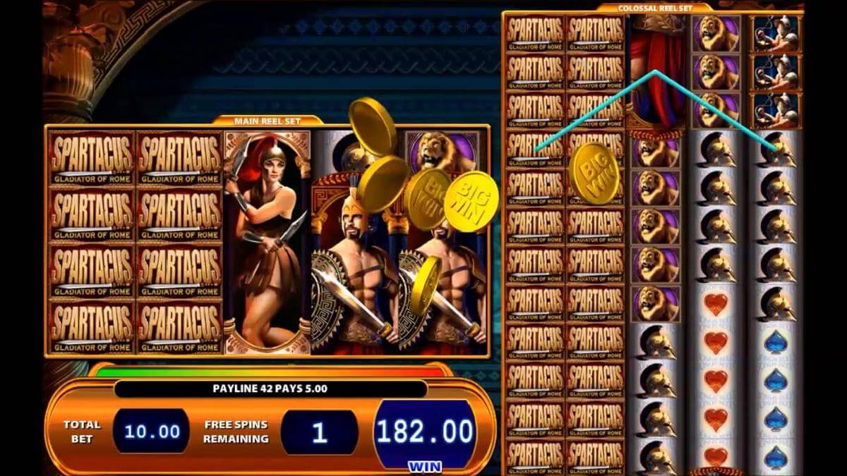 spartacus slot gameplay