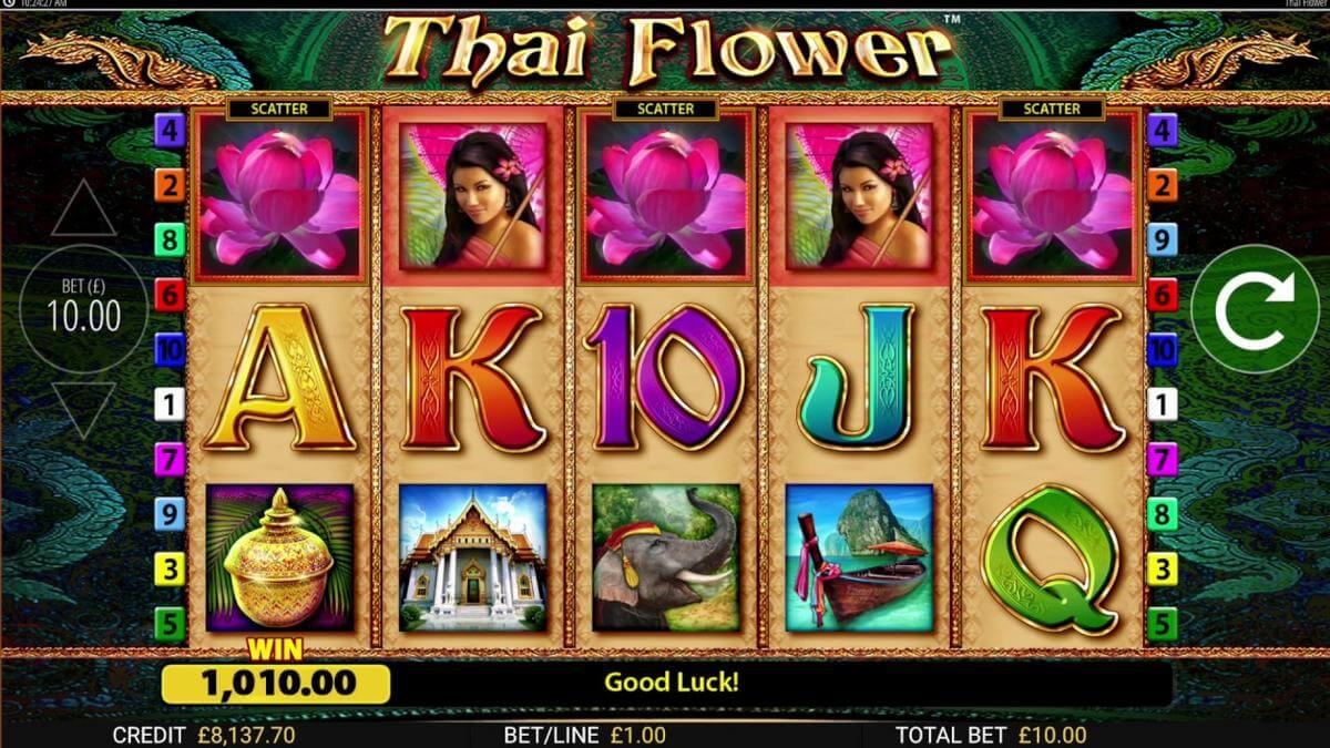 thai flower slot gameplay